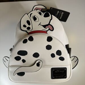 Loungefly White and Black Dalmatian Backpack